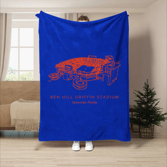 Ben Hill Griffin Stadium - Florida Gators football, College Football Blanket