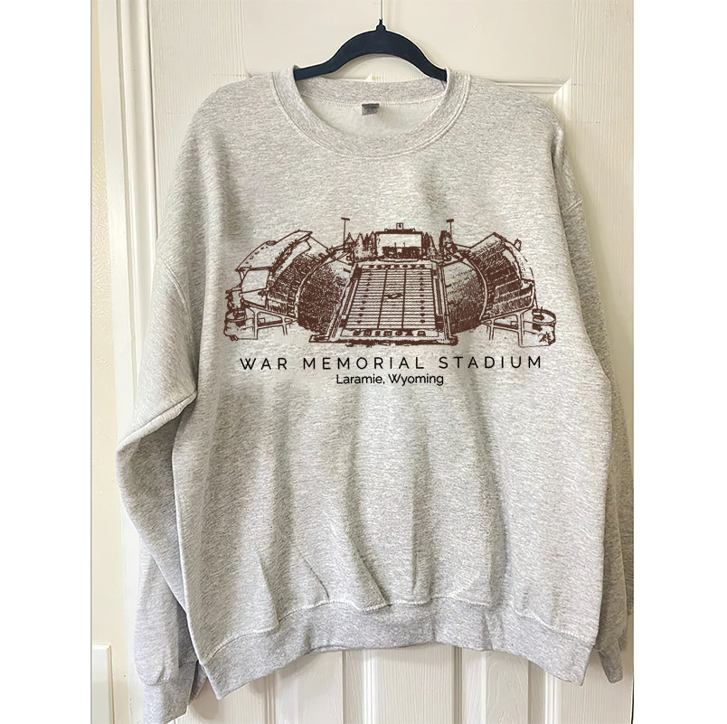 War Memorial Stadium Wyoming Unisex Crewneck Sweatshirt