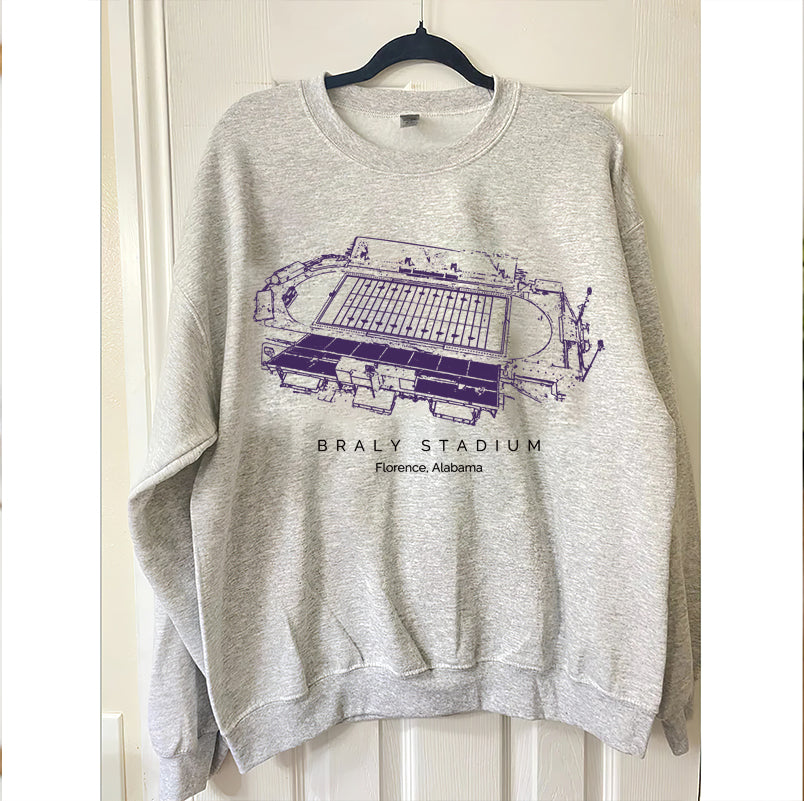 University of North Alabama Stadium Unisex Crewneck Sweatshirt