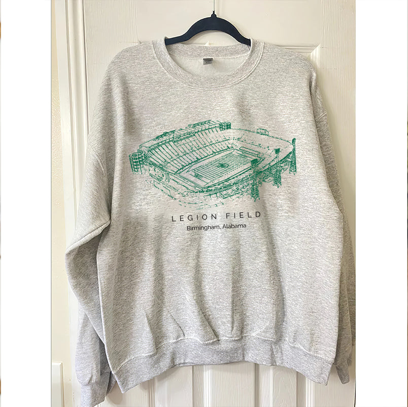 Legion Field University of Alabama at Birmingham Stadium Unisex Crewneck Sweatshirt