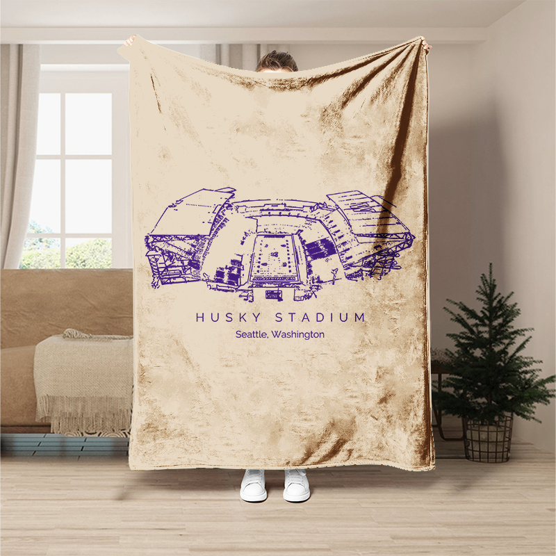 Husky Stadium - Washington Huskies football,College Football Blanket