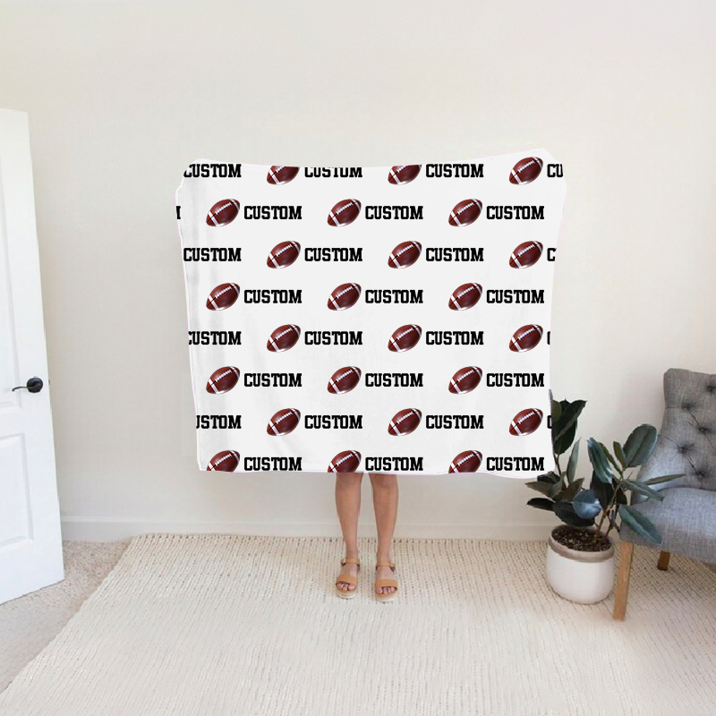 Custom Yours Personalized Football Bleacher Blanket