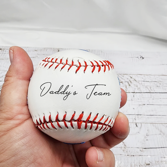 ⚾ Personalized Skin Color Variable Fist Bump  Logo, Photo Baseball - Father's Day Baseball Gifts for Baseball Lovers