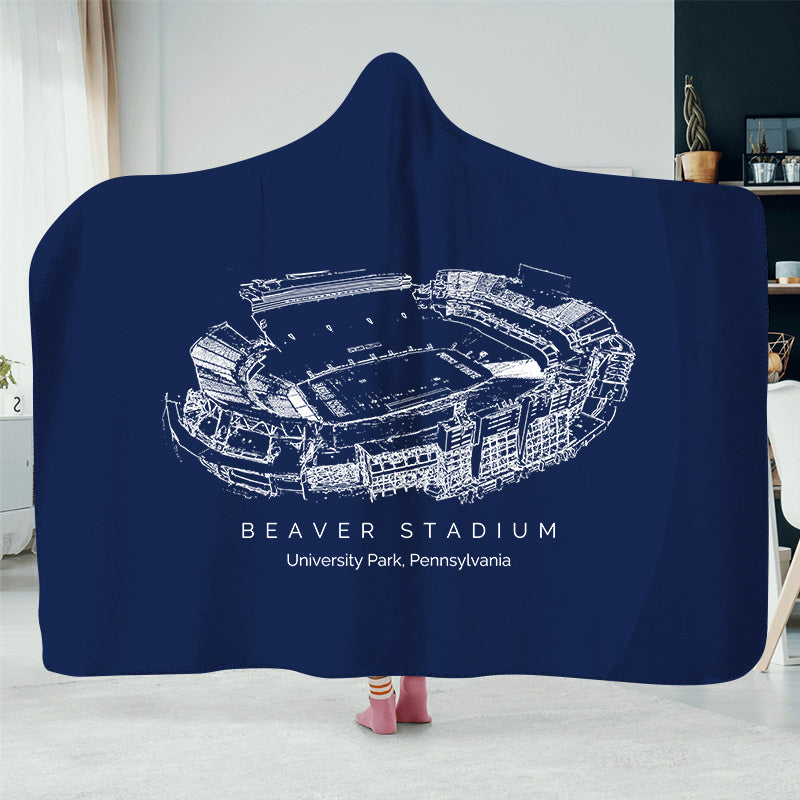 Beaver Stadium - Penn State Nittany Lions football, College Football Hat Blanket