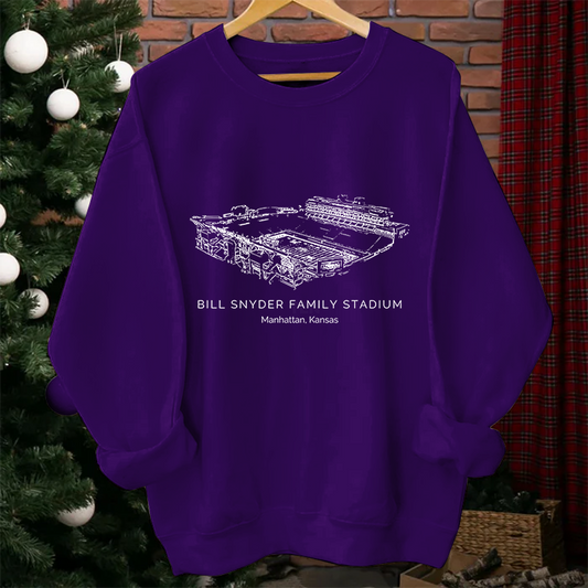 Kansas State Stadium Unisex Crewneck Sweatshirt