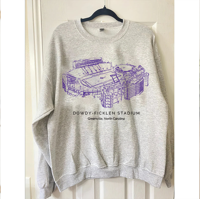 ECU Stadium Unisex Crewneck Sweatshirt