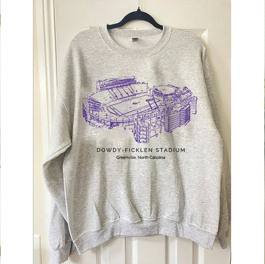 ECU Stadium Unisex Crewneck Sweatshirt