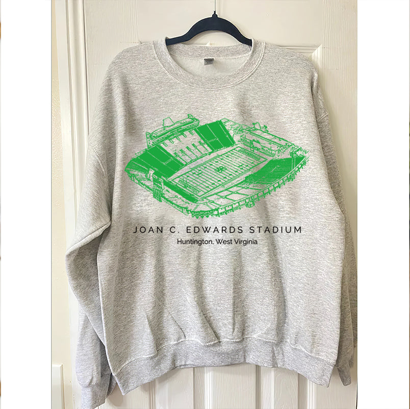 Marshall University Joan C. Edwards Stadium Unisex Crewneck Sweatshirt