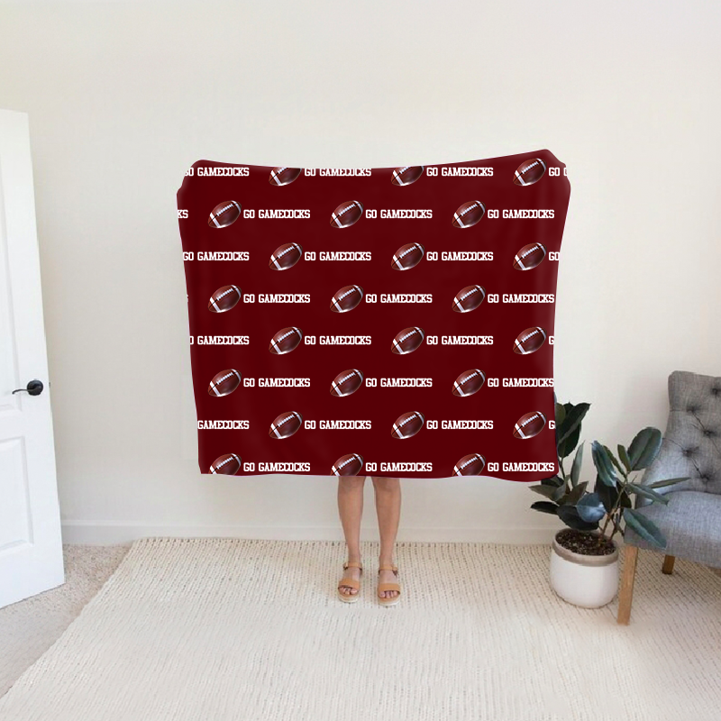 Personalized GO Gamecocks Football Bleacher Blanket