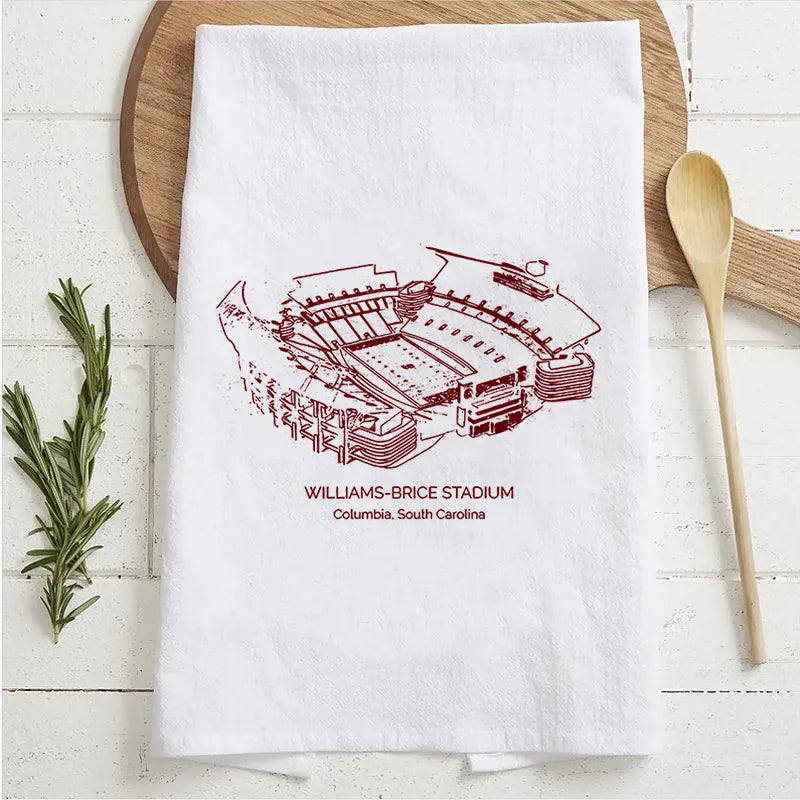 Williams–Brice Stadium - South Carolina Gamecocks football, College Football Tea Towel