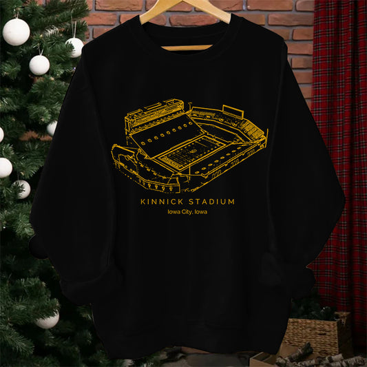 Iowa Hawkeyes Stadium Unisex Crewneck Sweatshirt