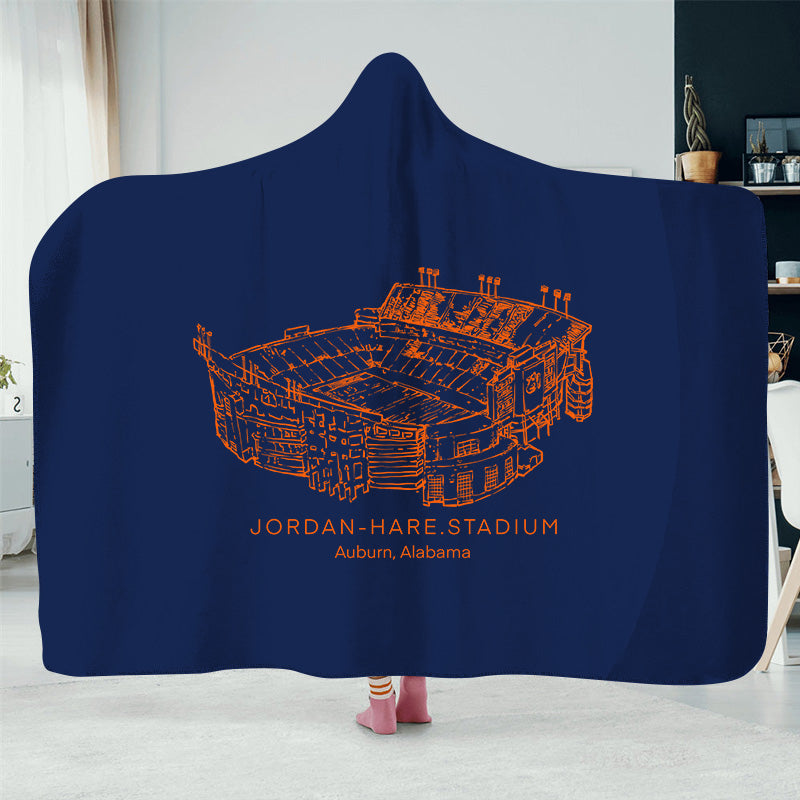 Jordan-Hare Stadium - Auburn Tigers football,College Football Hat Blanket