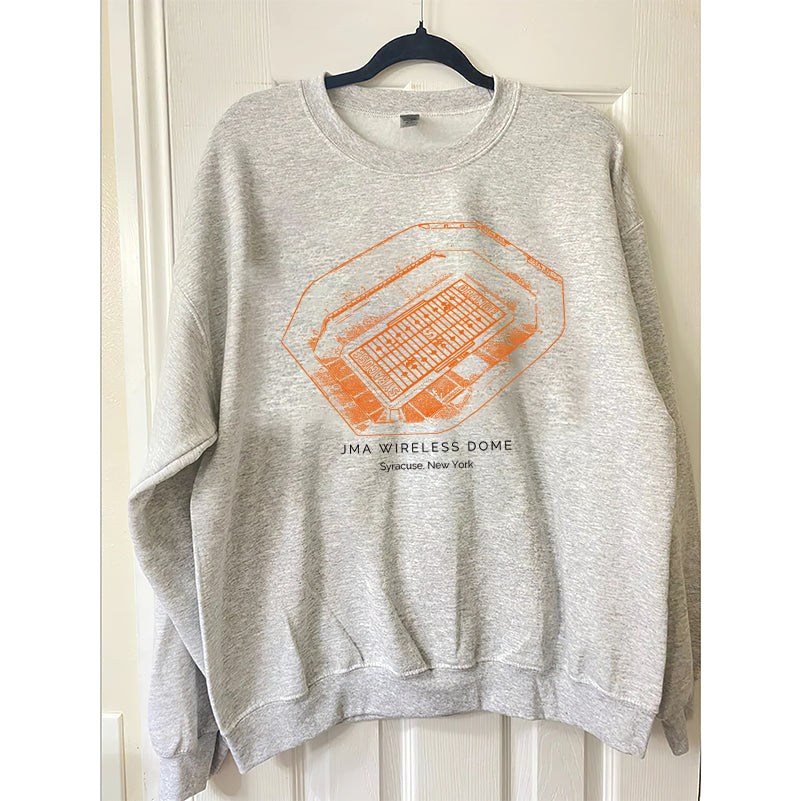 JMA Wireless Dome Syracuse University Stadium Unisex Crewneck Sweatshirt