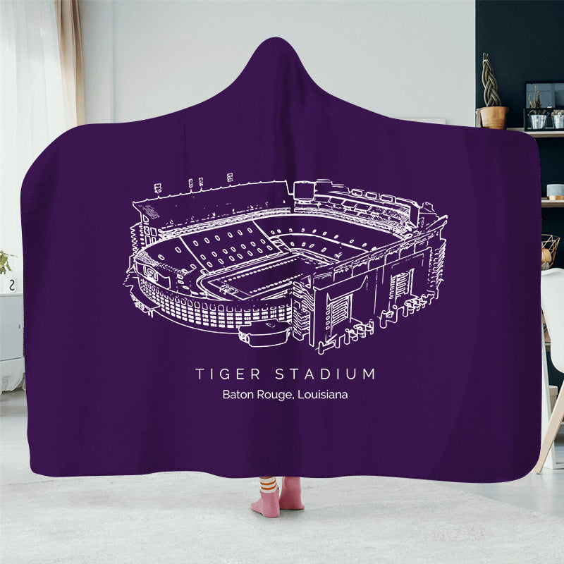 Tiger Stadium (LSU) - LSU Tigers football, College Football Hat Blanket