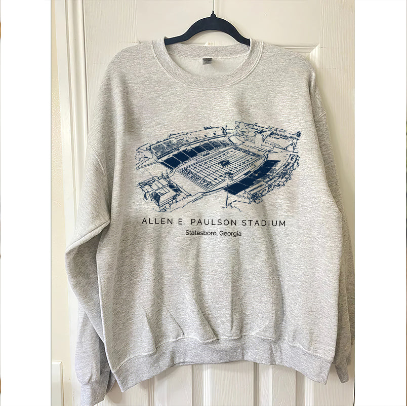 Georgia Southern University Paulson Stadium Unisex Crewneck Sweatshirt