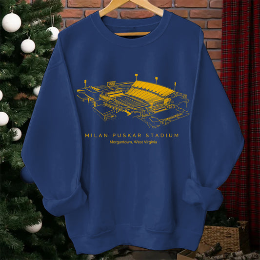 WVU Stadium Unisex Crewneck Sweatshirt