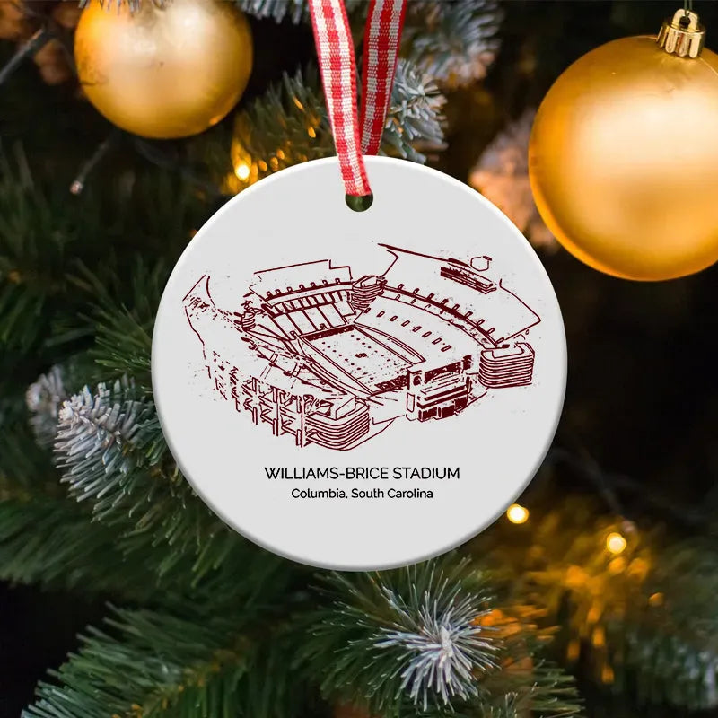 Williams–Brice Stadium - South Carolina Gamecocks football,College Football Ceramic Christmas Ornament