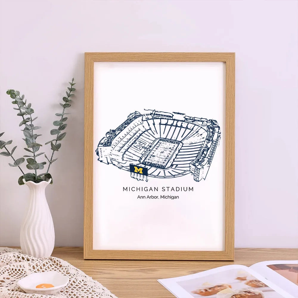 Michigan Stadium - Michigan Wolverines football, College Football Frame