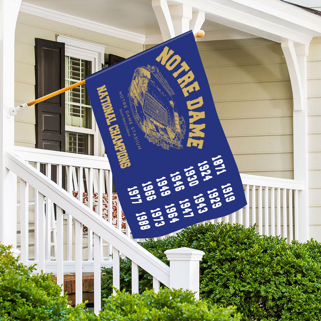 Notre Dame Fighting Irish football 1988 Football Playoff National Champions, Garage, Dorm, Outdoor Decoration