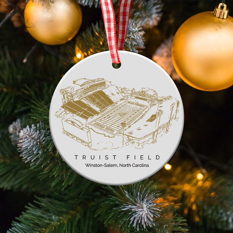 Truist Field - Wake Forest Demon Deacons football,College Football Ceramic Christmas Ornament