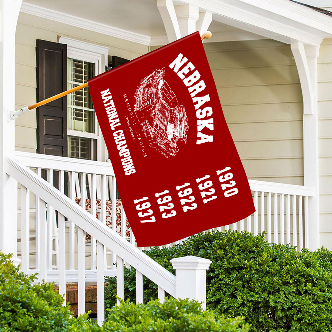 Nebraska Cornhuskers football 1937 Football Playoff National Champions, Garage, Dorm, Outdoor Decoration