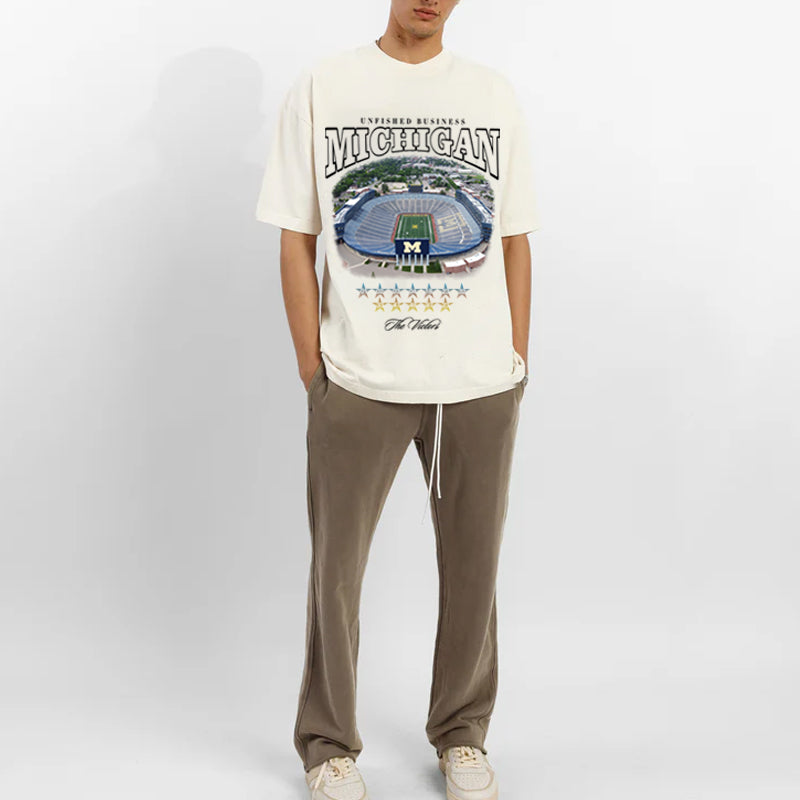 Unfinished Business Tee - Michigan Stadium