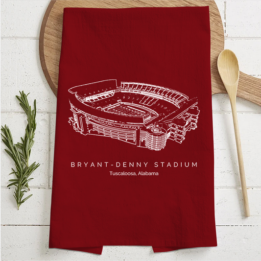 Bryant–Denny Stadium - Alabama Crimson Tide football,College Football Tea Towel