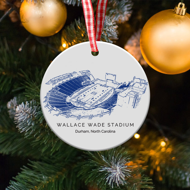 Wallace Wade Stadium - Duke Blue Devils football,College Football Ceramic Christmas Ornament