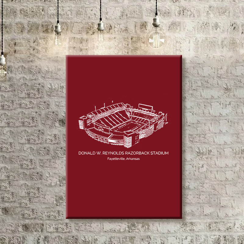 Donald W. Reynolds Razorback Stadium - Arkansas Razorbacks football, College Football Frame