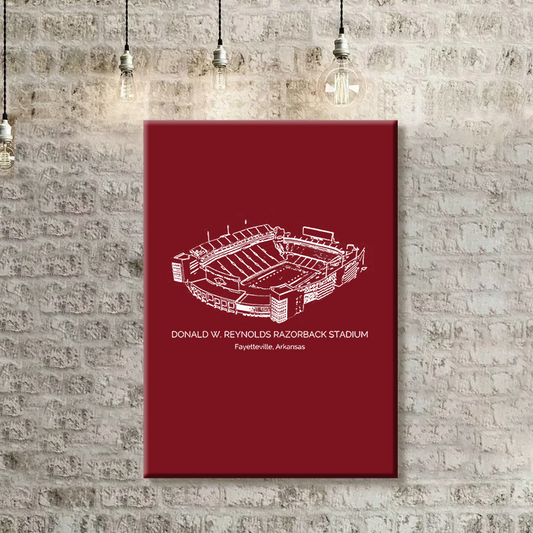 Donald W. Reynolds Razorback Stadium - Arkansas Razorbacks football, College Football Frame