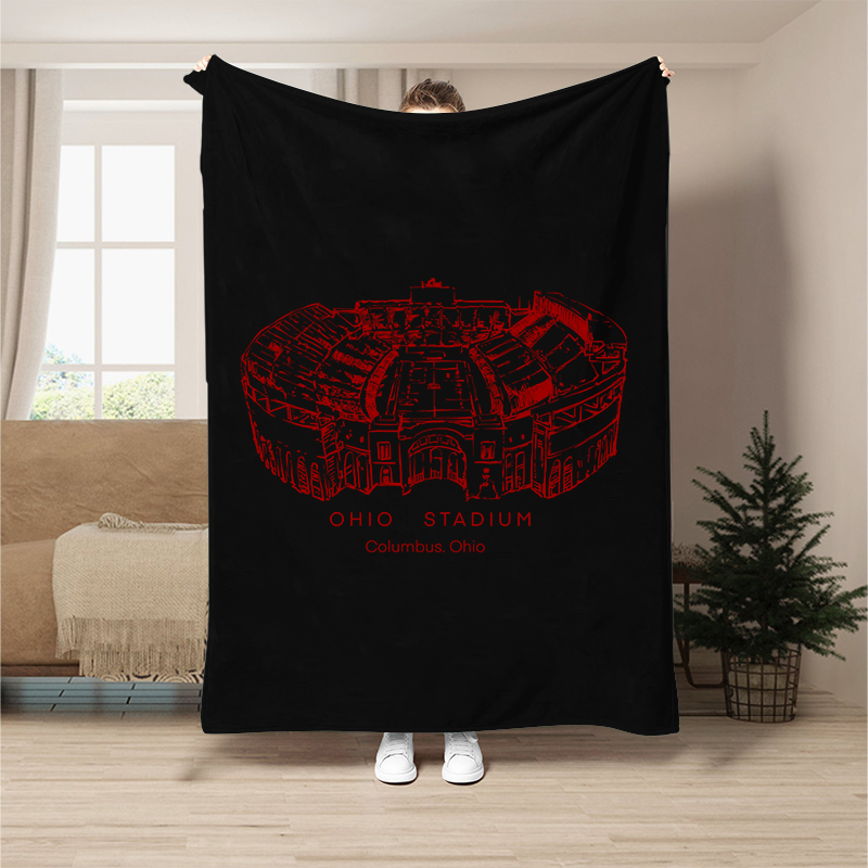 Ohio Stadium - Ohio State Buckeyes football, College Football Blanket