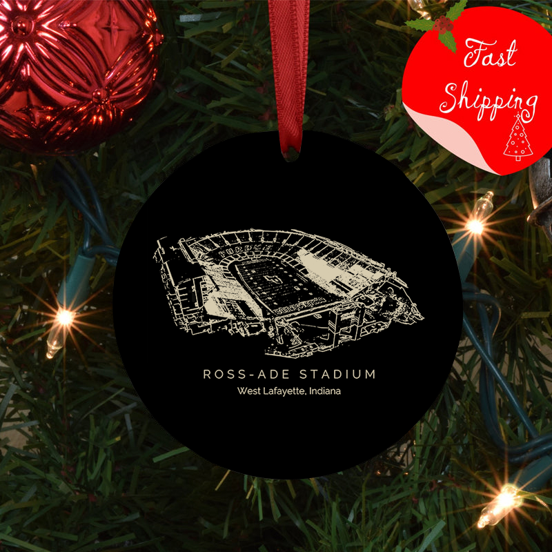 Ross–Ade Stadium - Purdue Boilermakers football,College Football Ceramic Christmas Ornament