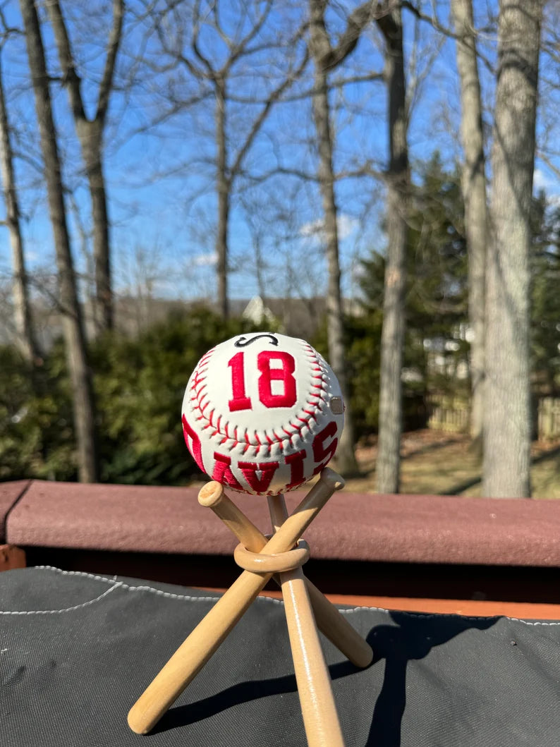 Father's Day Gift//Custom Personalized Embroidered Baseball // Baseball Gift // Keepsake ball // Graduation Gift// Memorabilia