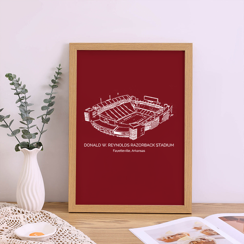 Donald W. Reynolds Razorback Stadium - Arkansas Razorbacks football, College Football Frame