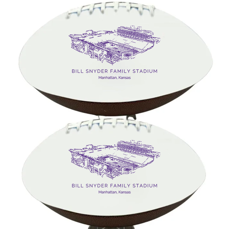 Bill Snyder Family Stadium - Kansas State Wildcats football, Stipple Art College Football