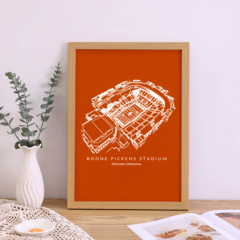 Boone Pickens Stadium - Oklahoma State Cowboys football, College Football Frame