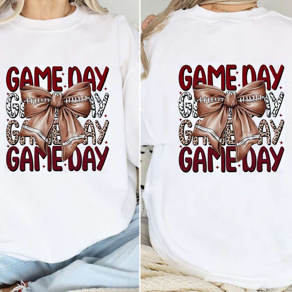 South Carolina Gamecocks football Game Day Football Bow-Knot Sweatshirt