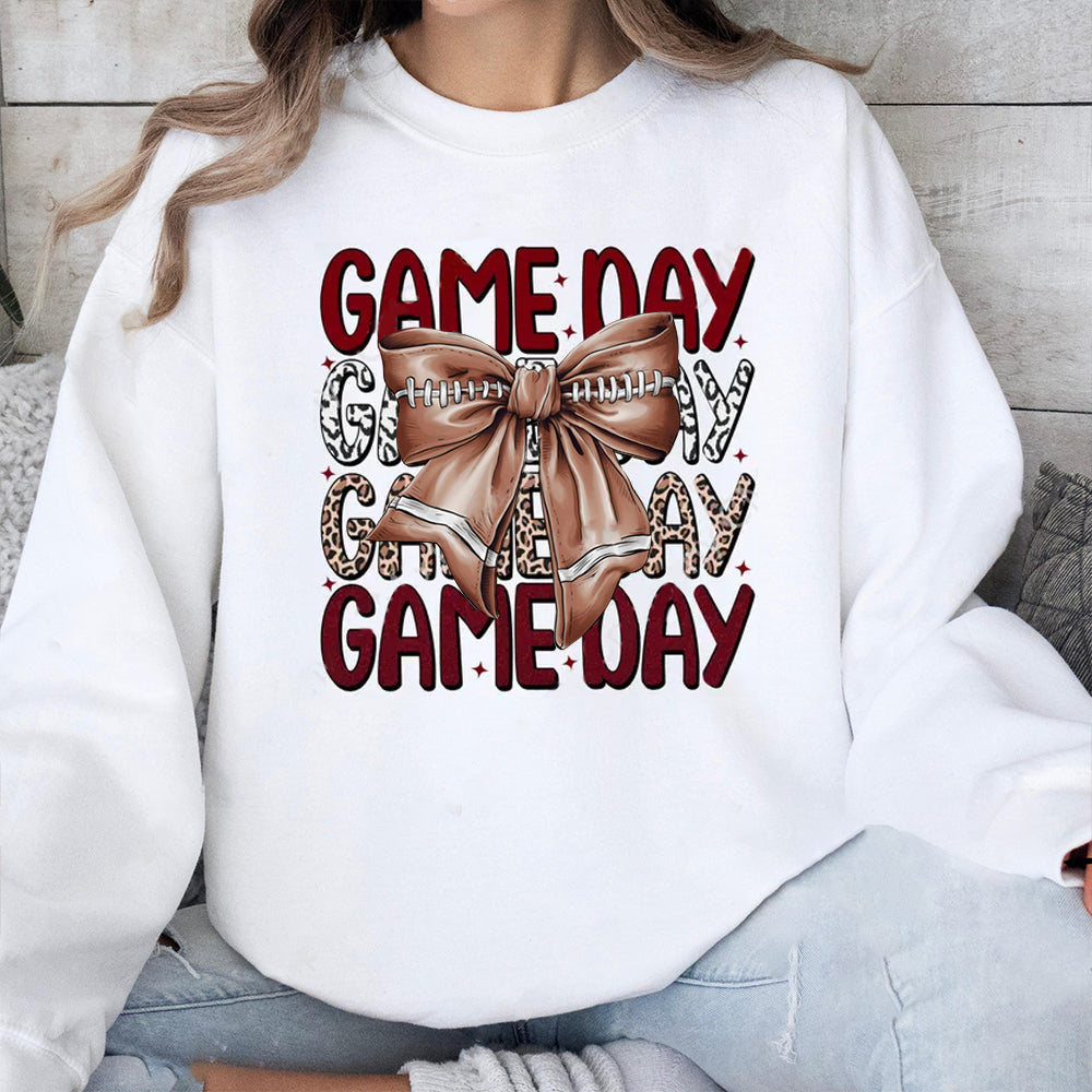 South Carolina Gamecocks football Game Day Football Bow-Knot Sweatshirt