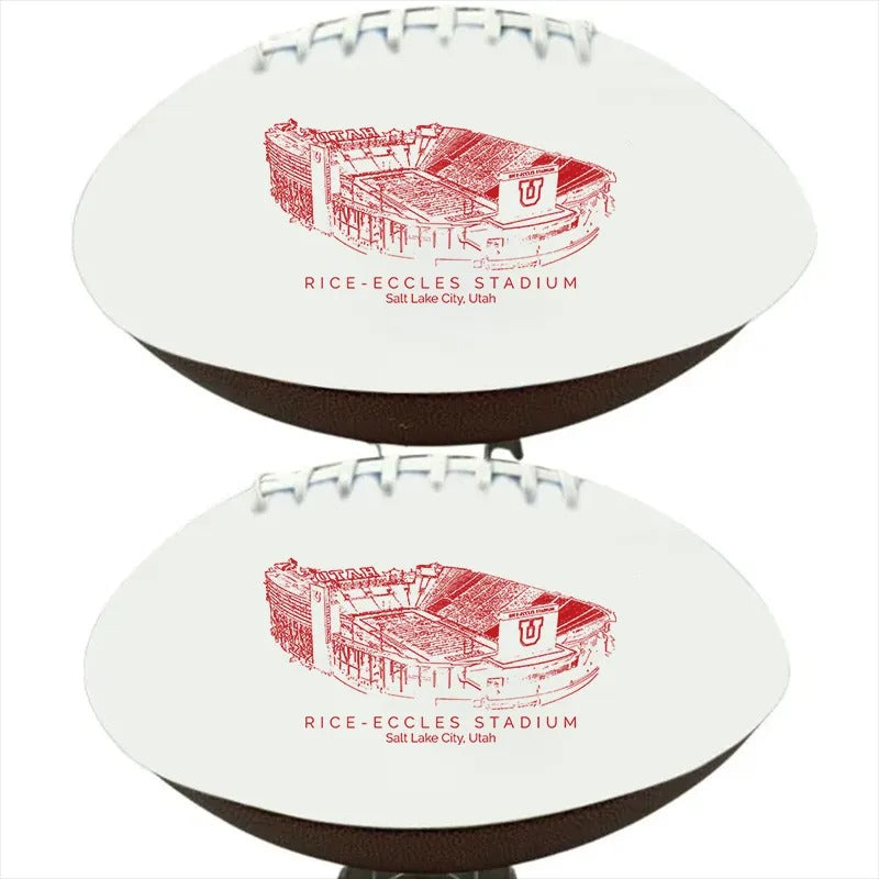 Rice–Eccles Stadium - Utah Utes football, Stipple Art College Football