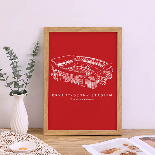 Bryant–Denny Stadium - Alabama Crimson Tide football,College Football Frame