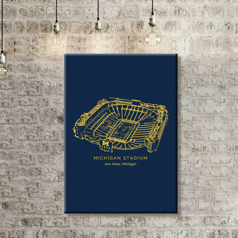 Michigan Stadium - Michigan Wolverines football, College Football Frame