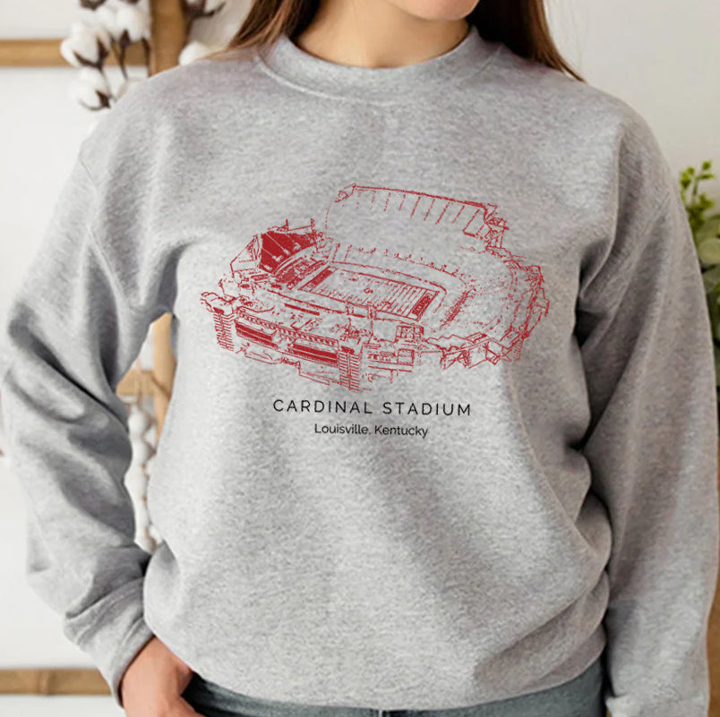 L&N Federal Credit Union Stadium University of Louisville Unisex Crewneck Sweatshirt