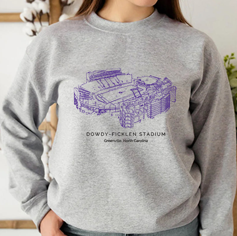 ECU Stadium Unisex Crewneck Sweatshirt