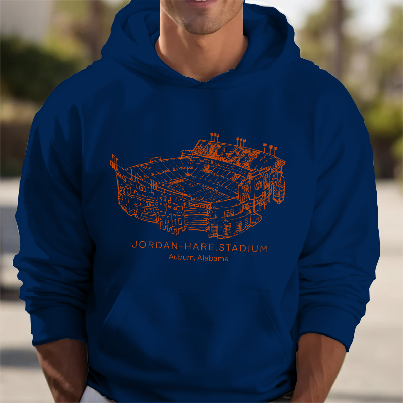 Auburn Tigers Stadium Unisex Crewneck Sweatshirt