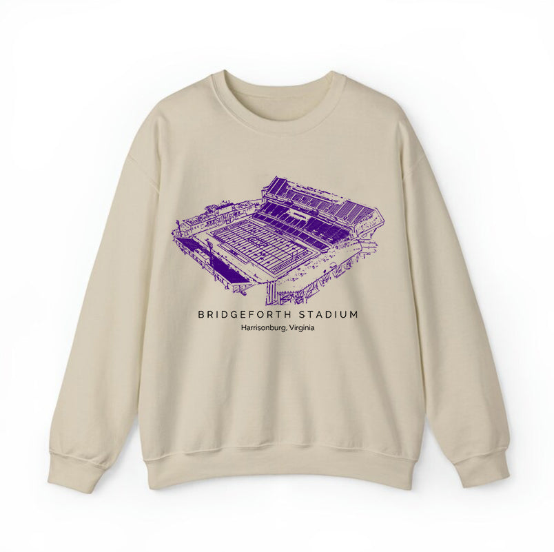 Bridgeforth Stadium James Madison University Unisex Crewneck Sweatshirt