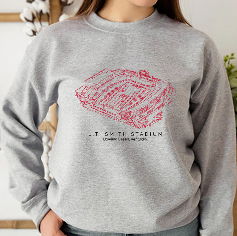 L.T. Smith Stadium Western Kentucky University Unisex Crewneck Sweatshirt