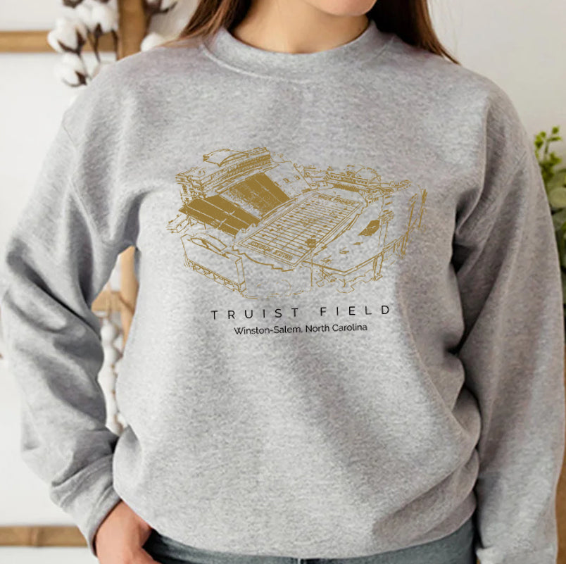 Allegacy Federal Credit Union Stadium Wake Forest University Unisex Crewneck Sweatshirt