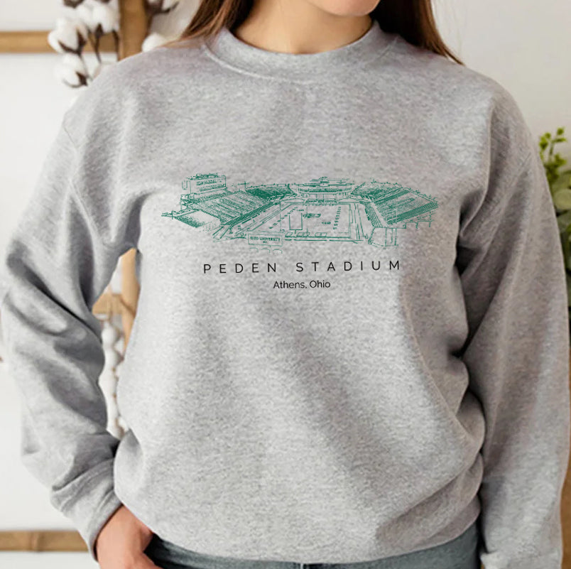 Peden Stadium Ohio University Unisex Crewneck Sweatshirt