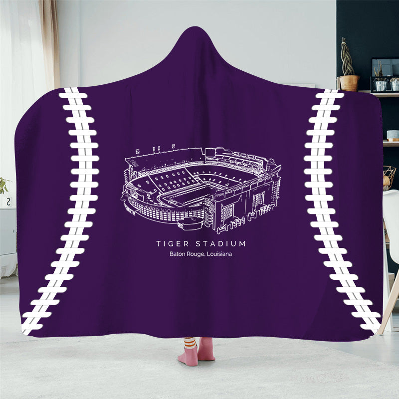 Tiger Stadium (LSU) - LSU Tigers football, College Football Hat Blanket