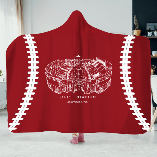 Ohio Stadium Columbus Crew of Major League Soccer - Ohio State Buckeyes football, College Football Hat Blanket